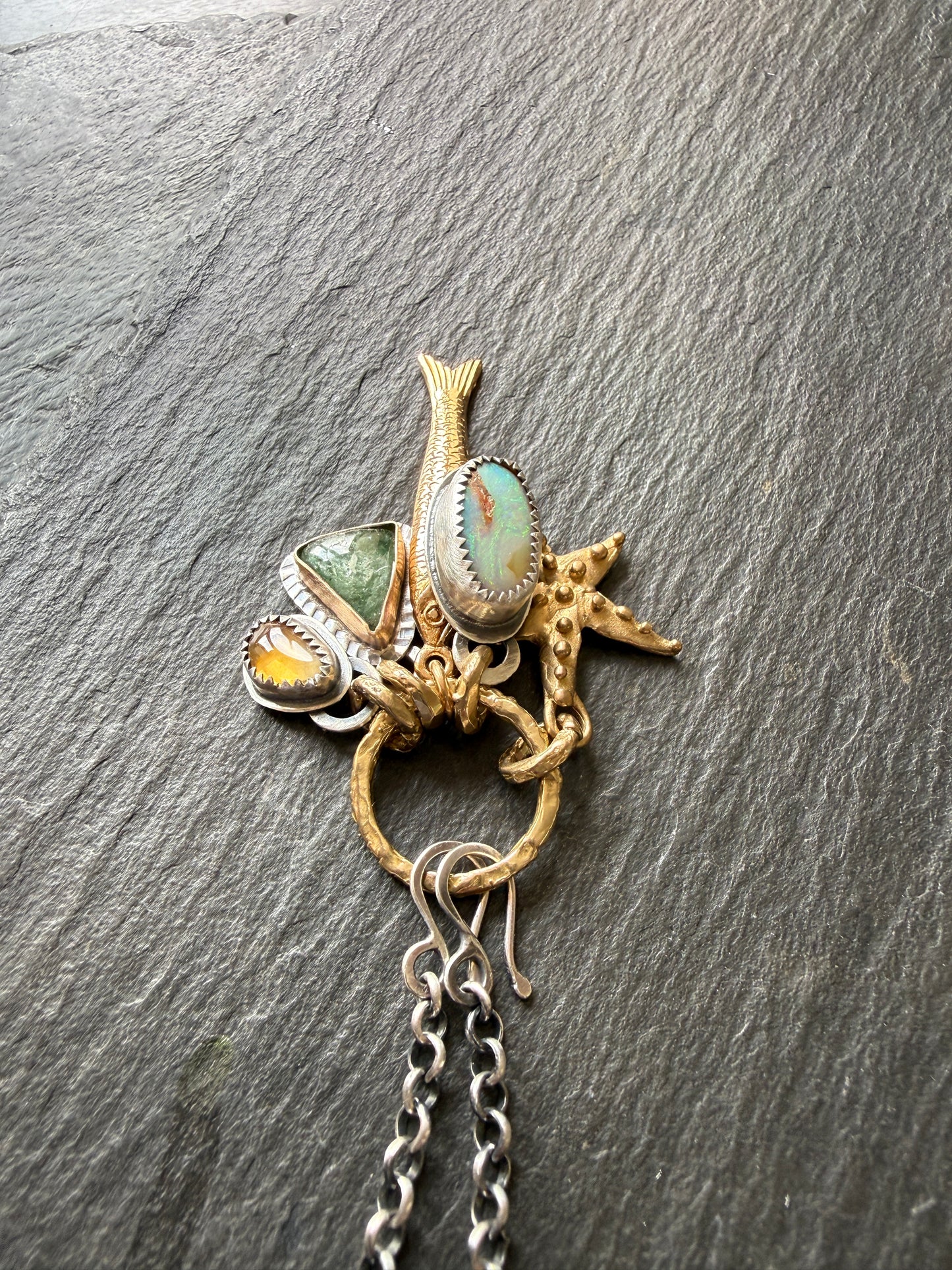 Beach Inspired Charm Necklace
