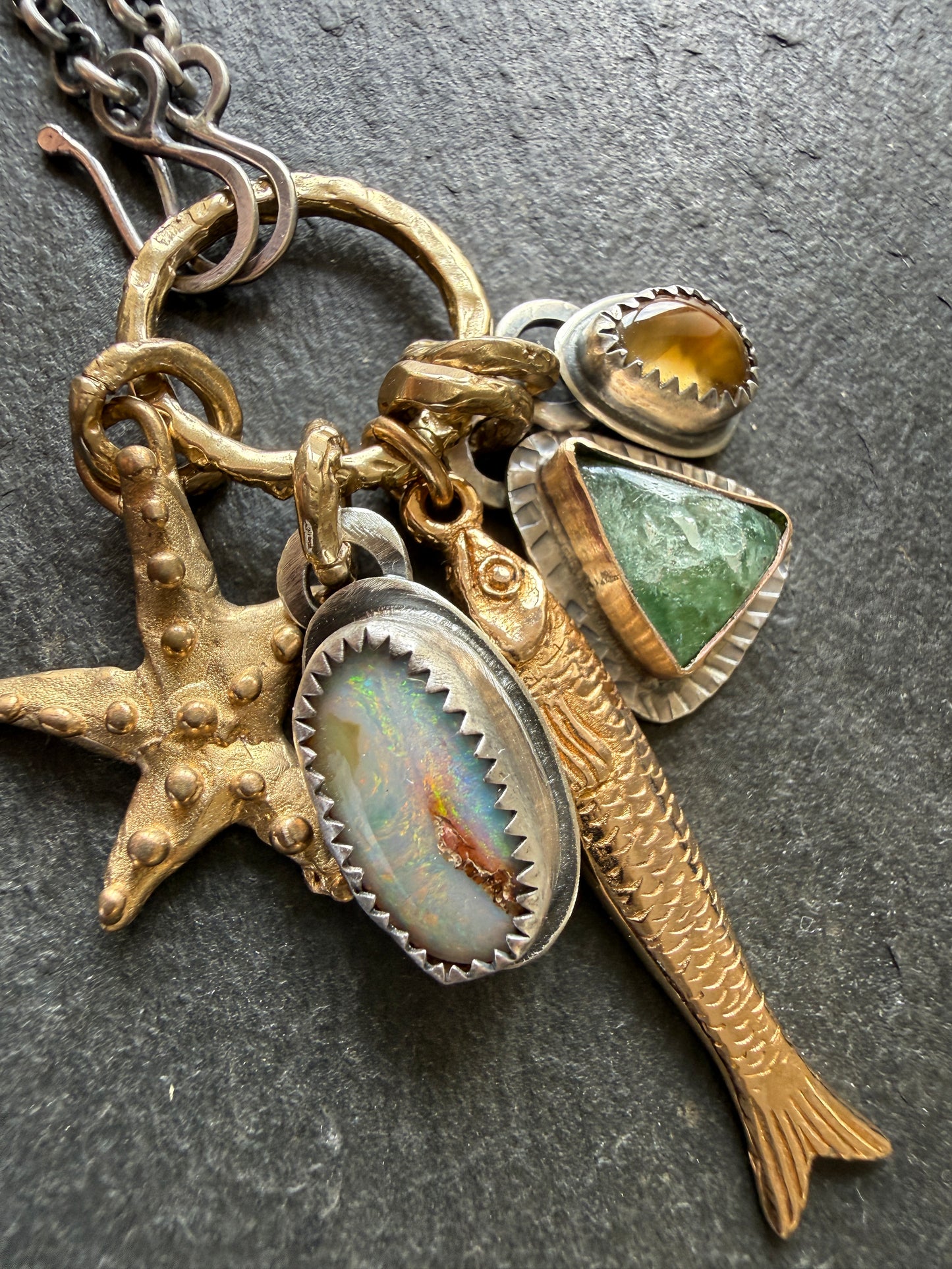 Beach Inspired Charm Necklace