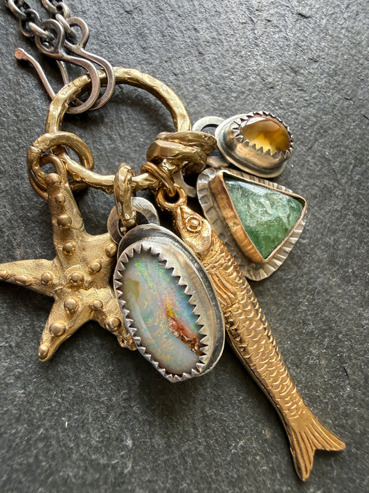 Beach Inspired Charm Necklace