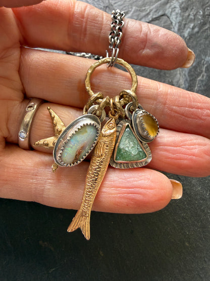 Beach Inspired Charm Necklace