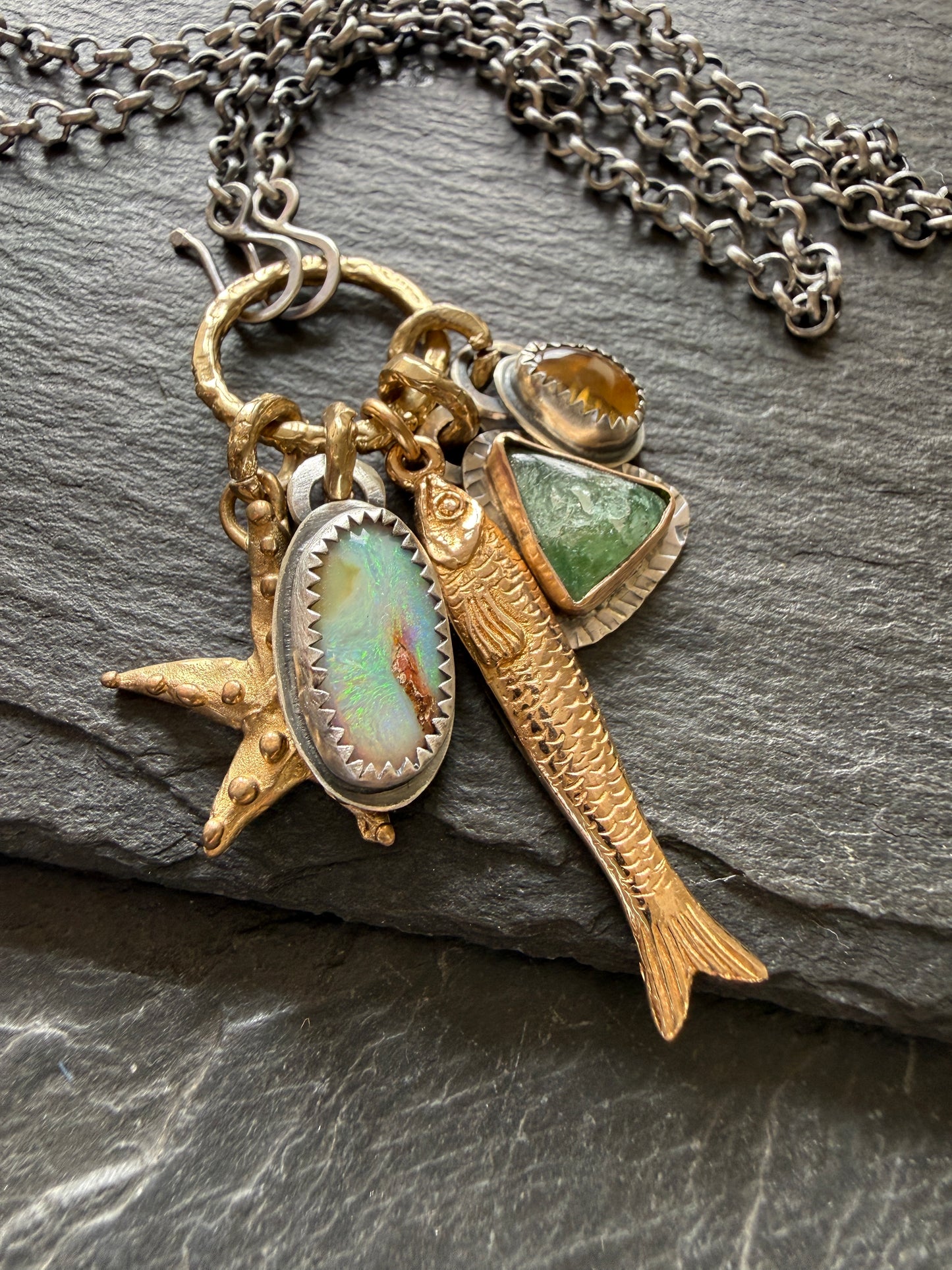 Beach Inspired Charm Necklace