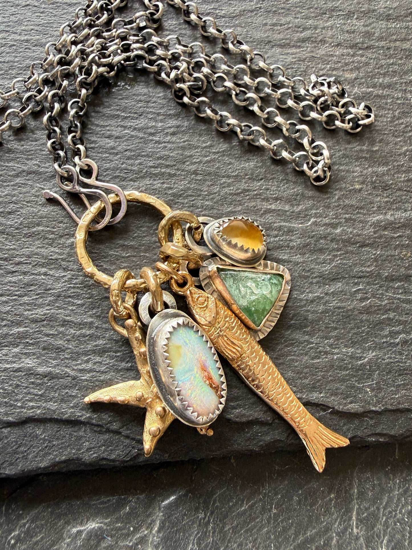 Beach Inspired Charm Necklace