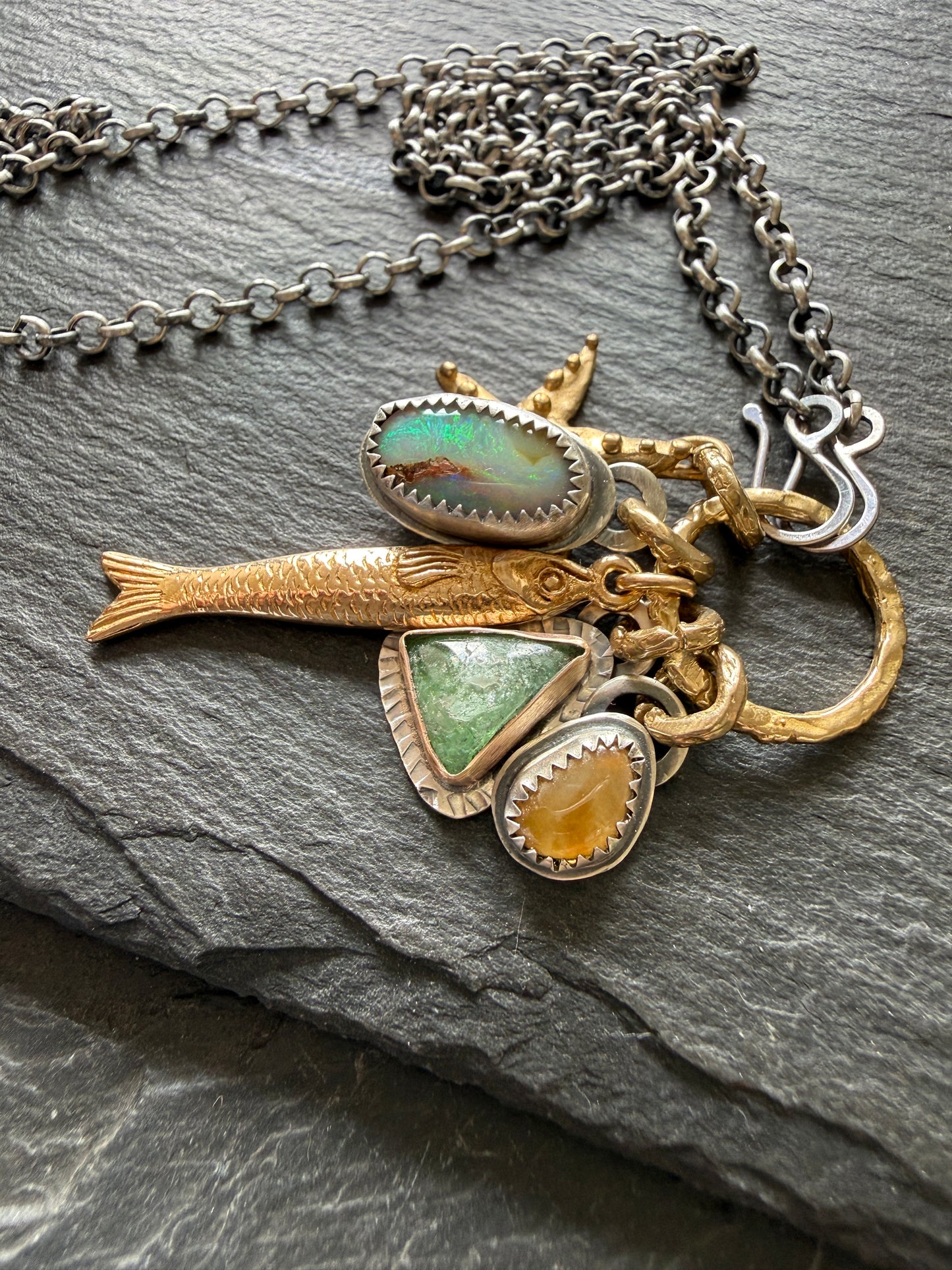 Beach Inspired Charm Necklace