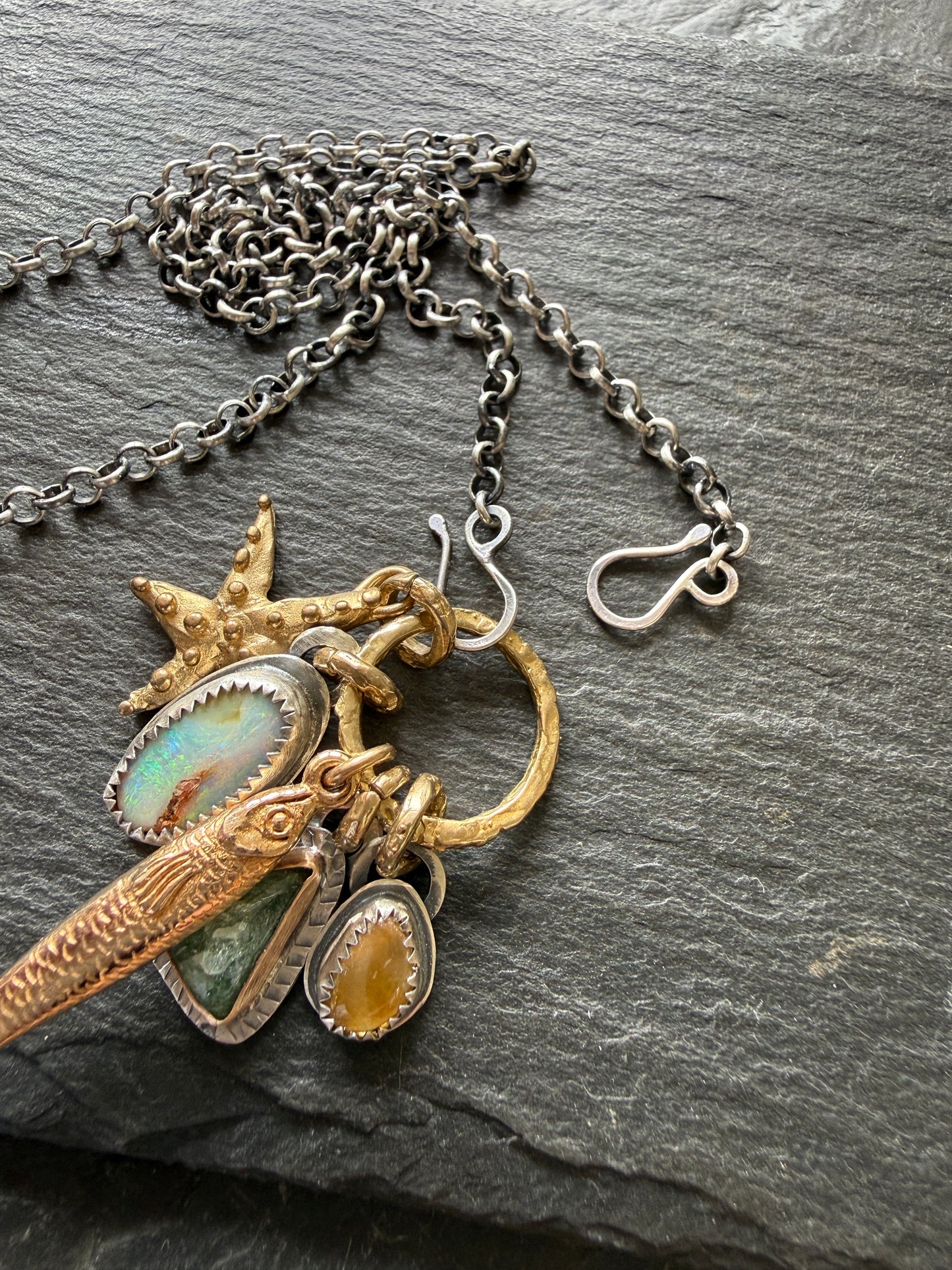 Beach Inspired Charm Necklace