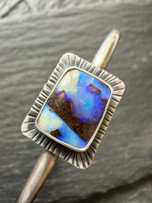 Blue Opal Bangle