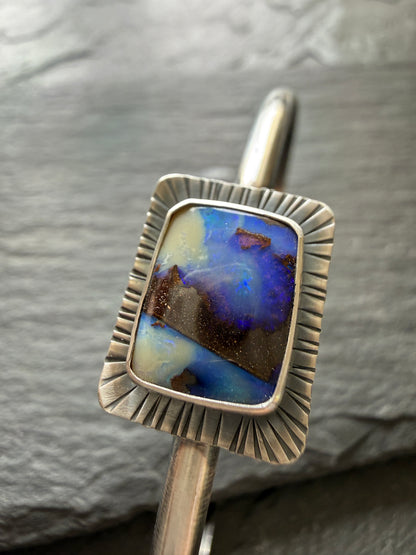 Blue Opal Bangle