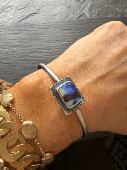 Blue Opal Bangle