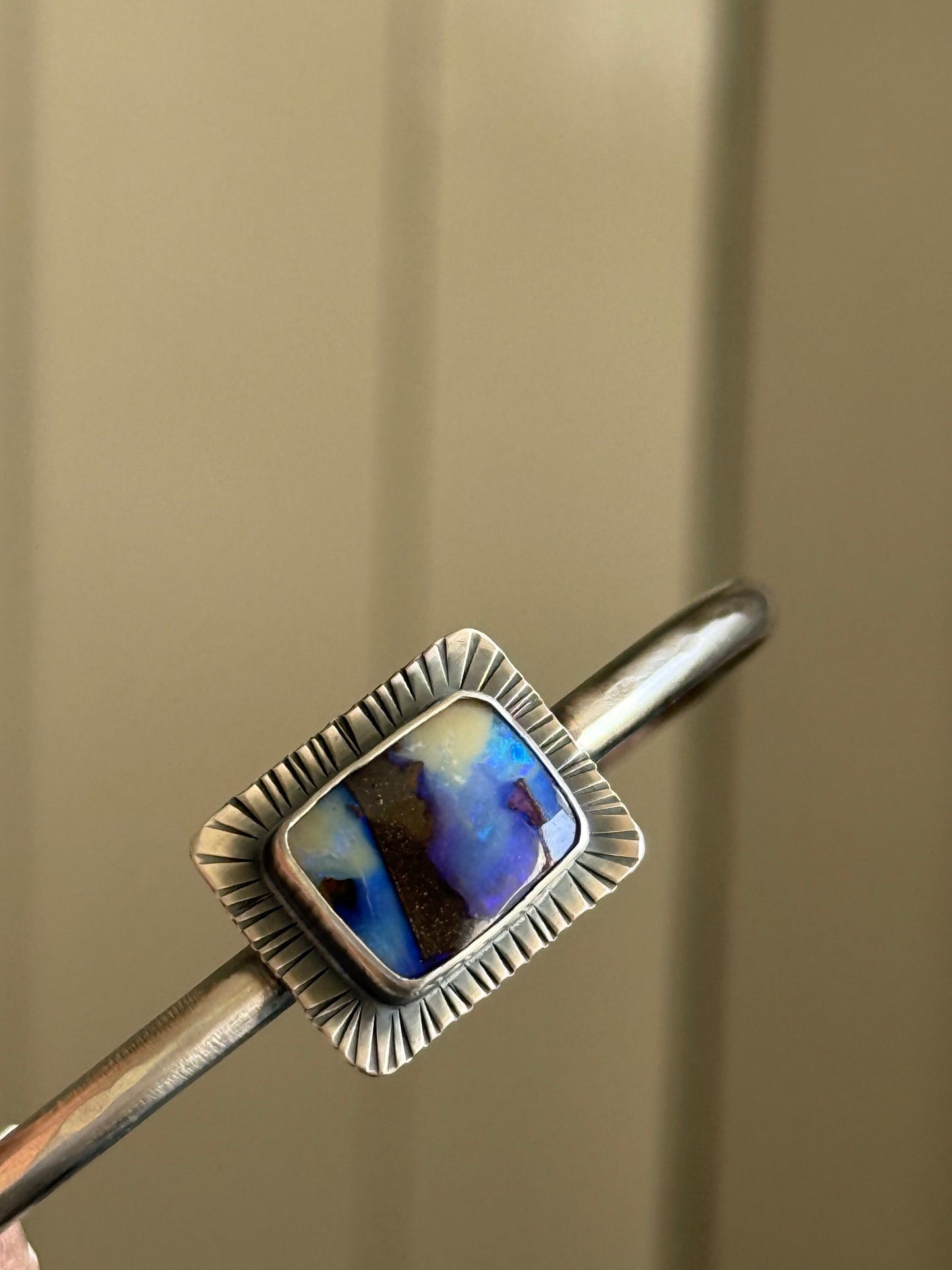 Blue Opal Bangle