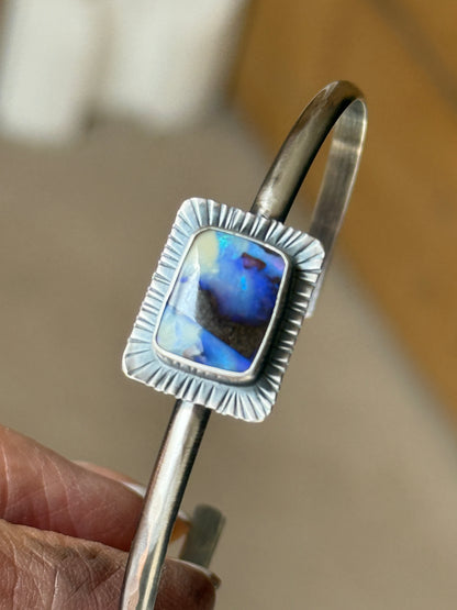 Blue Opal Bangle