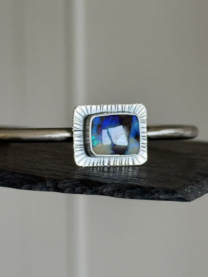 Blue Opal Bangle