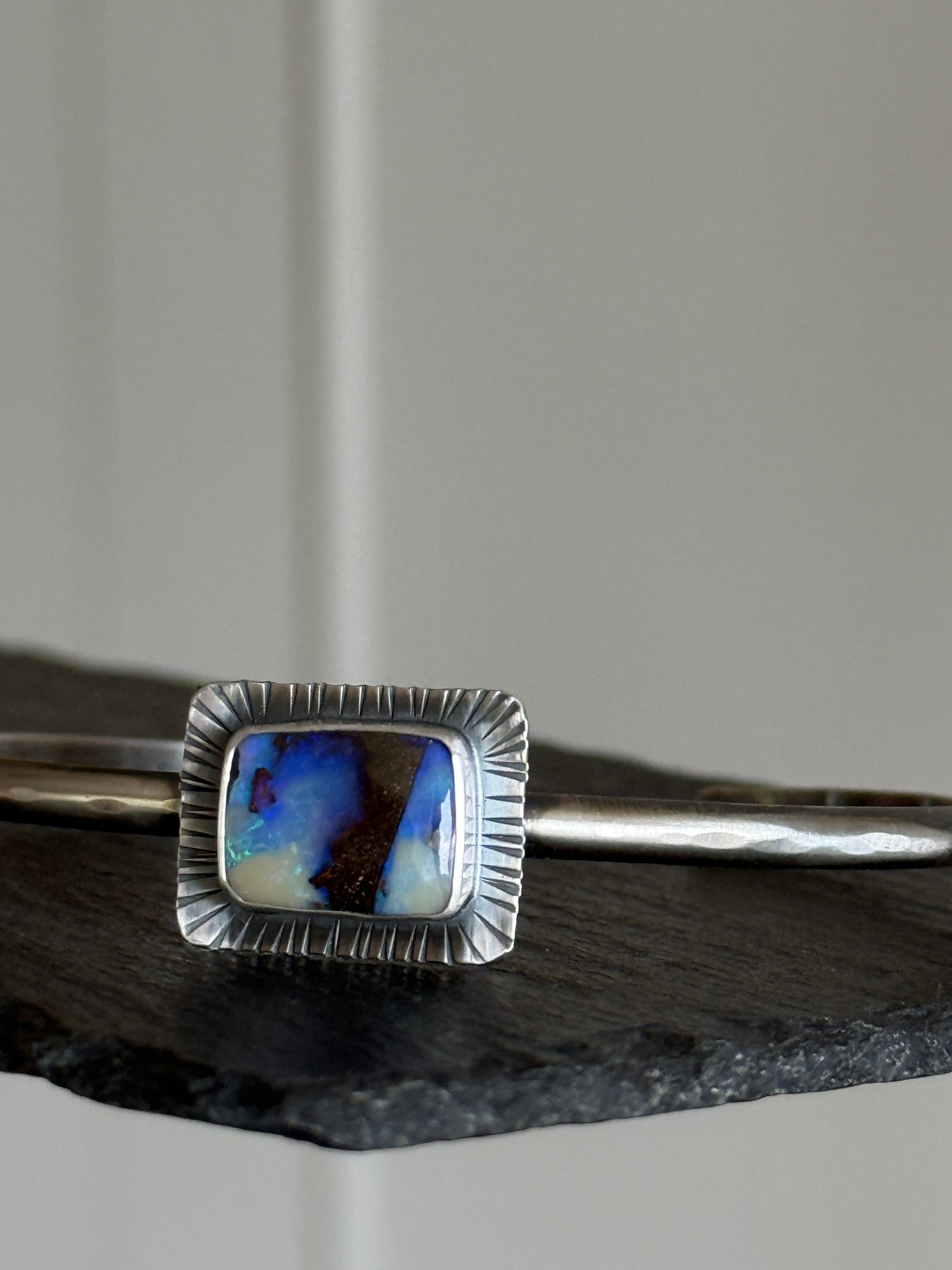 Blue Opal Bangle