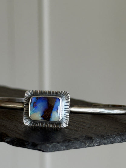 Blue Opal Bangle