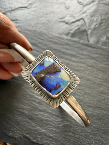 Blue Opal Bangle