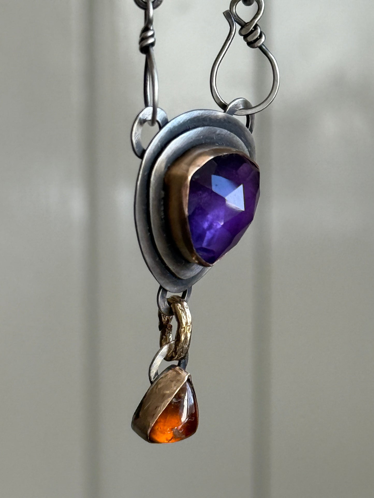 Amethyst & Garnet Necklace