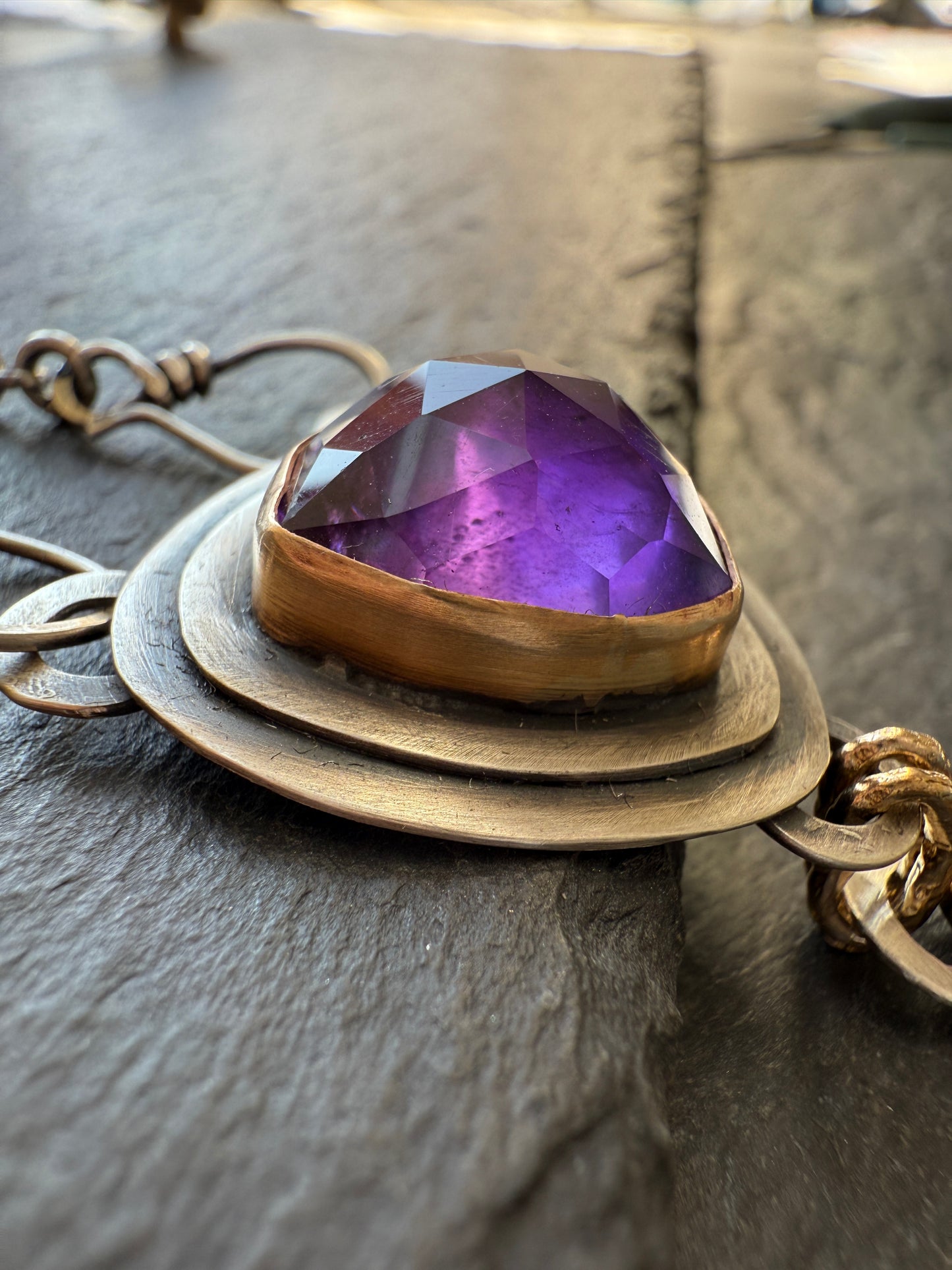 Amethyst & Garnet Necklace