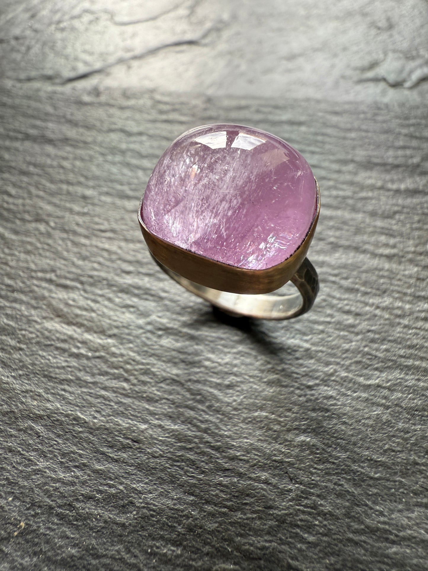 Pastel Pink Kunzite Ring 8