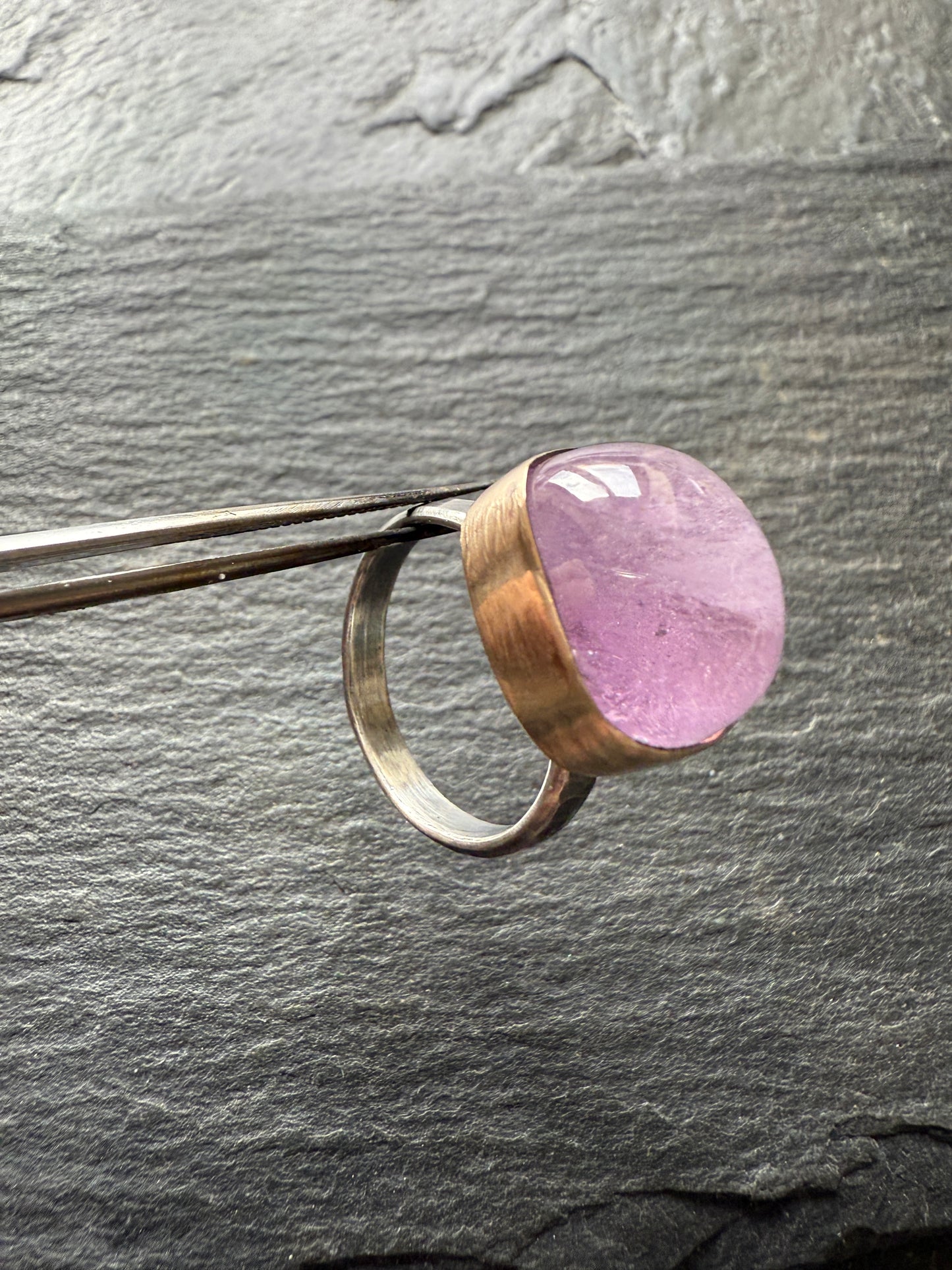 Pastel Pink Kunzite Ring 8