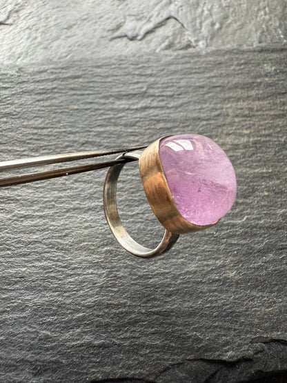 Pastel Pink Kunzite Ring 8