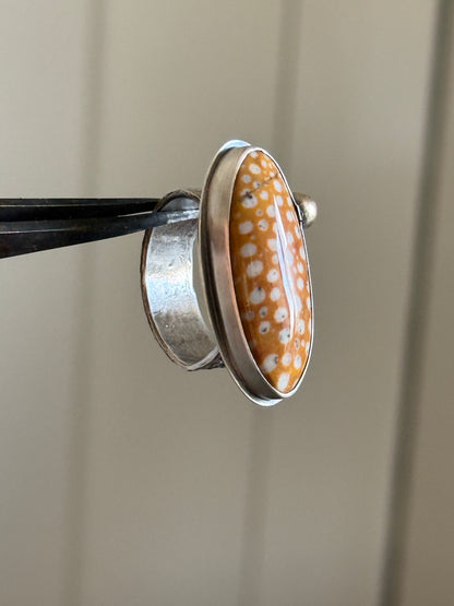 Fawn Jasper Ring US 7 UK N 1/2