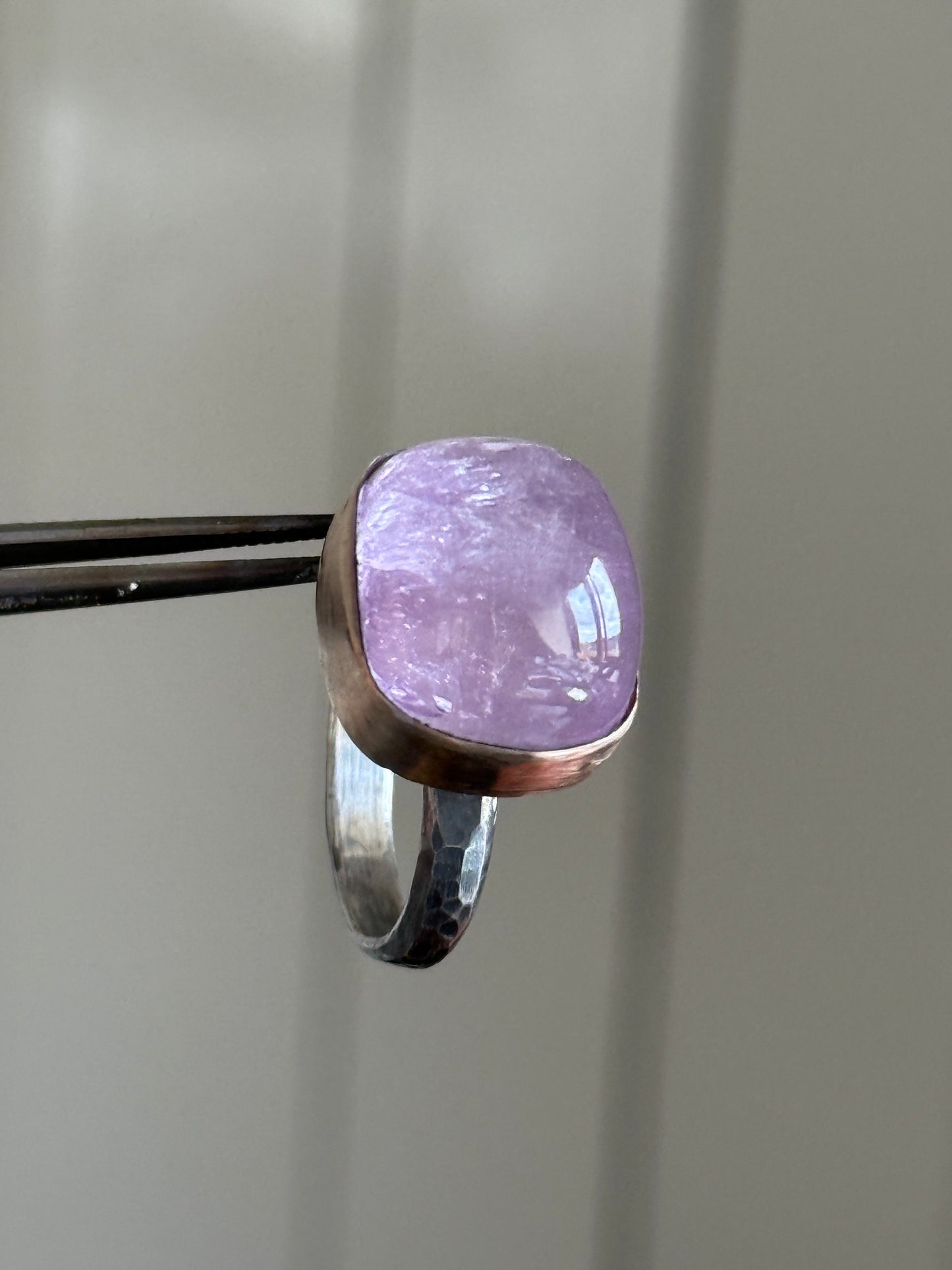 Pastel Pink Kunzite Ring 8