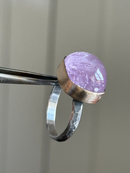 Pastel Pink Kunzite Ring 8