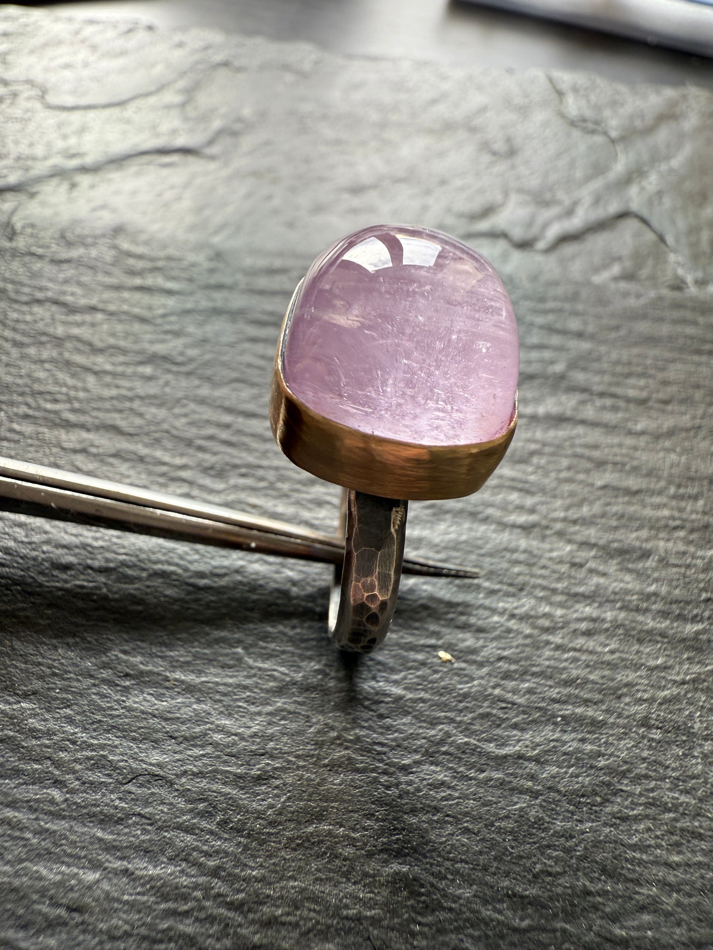Pastel Pink Kunzite Ring 8