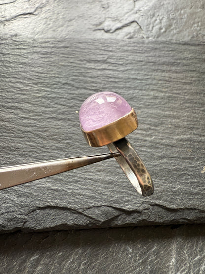 Pastel Pink Kunzite Ring 8