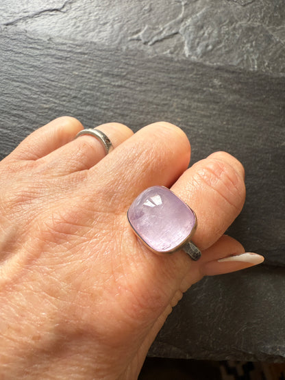Pastel Pink Kunzite Ring 8