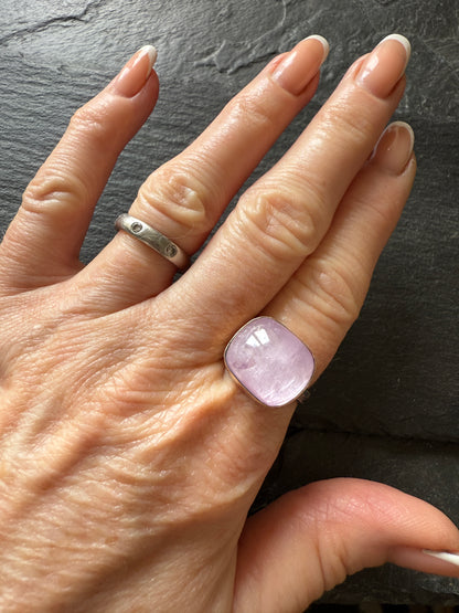 Pastel Pink Kunzite Ring 8