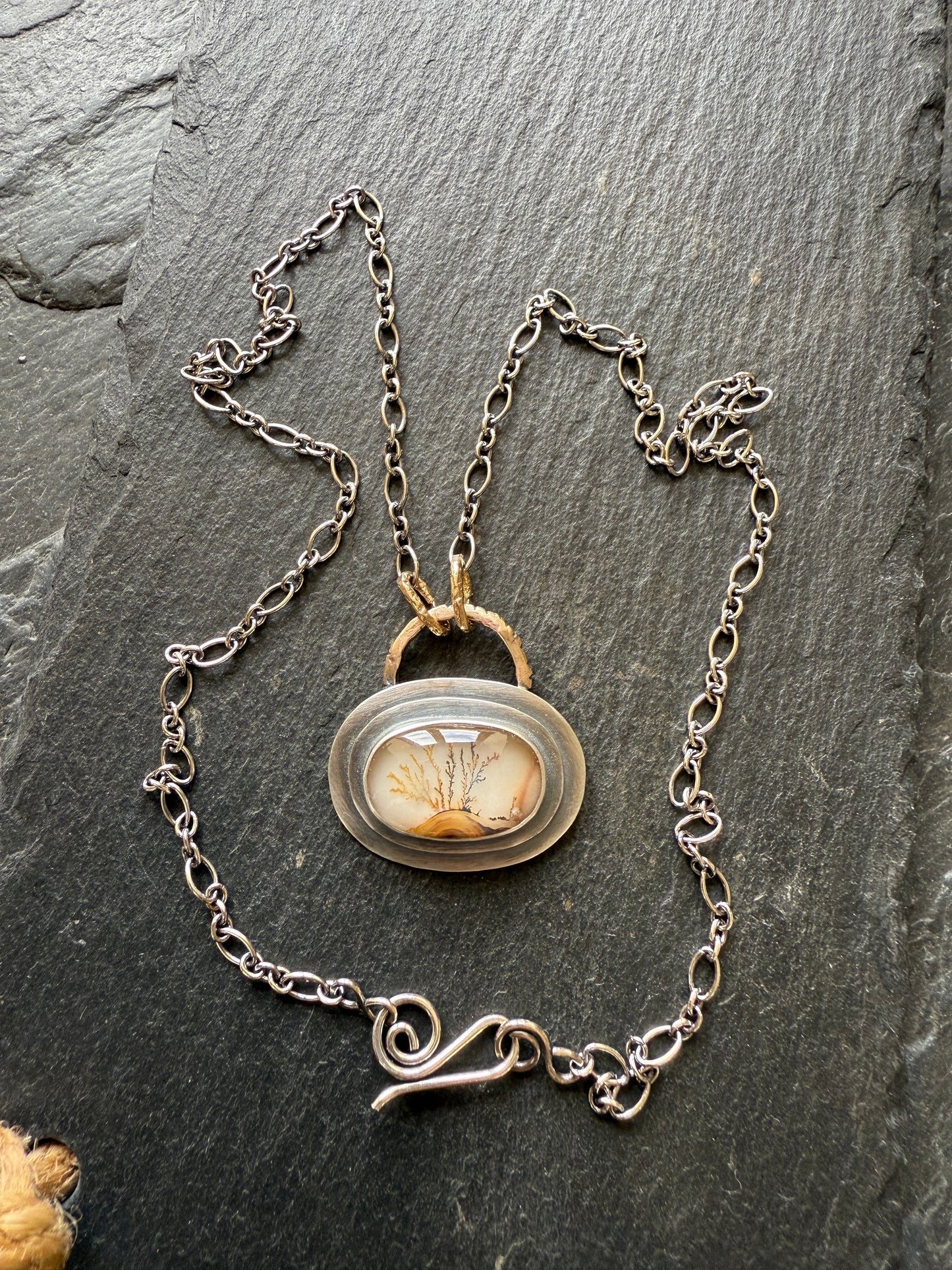 Landscape Dentritic Agate Necklace