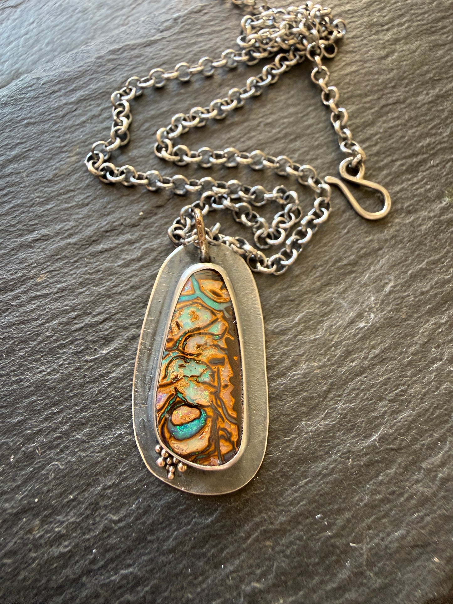 Boulder Opal Pendant