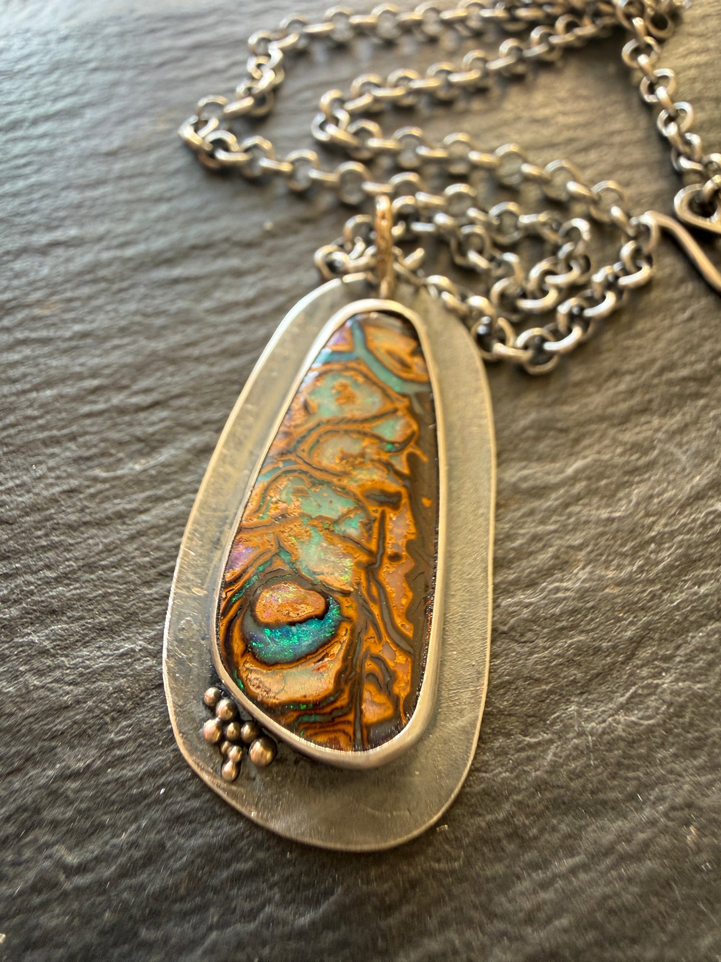 Boulder Opal Pendant