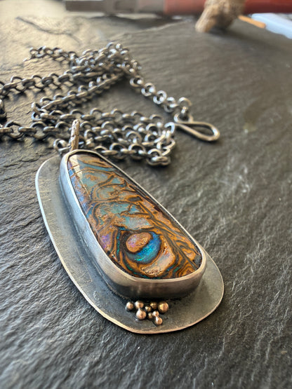 Boulder Opal Pendant