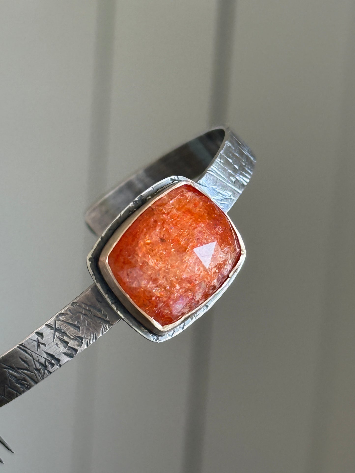 Sunstone Cuff Bangle
