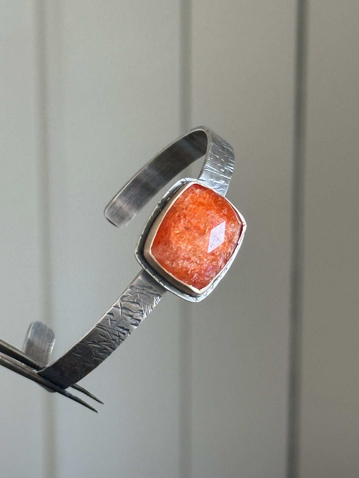 Sunstone Cuff Bangle