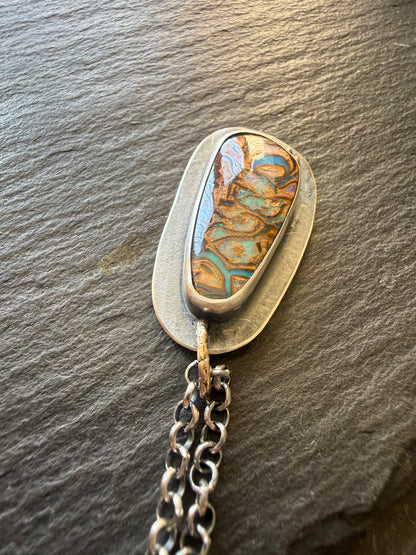 Boulder Opal Pendant