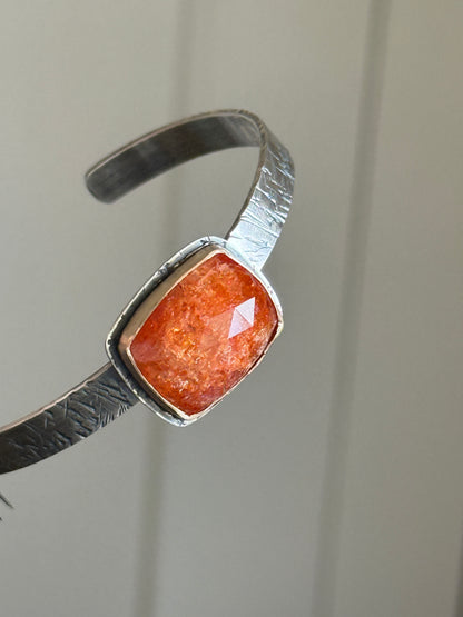 Sunstone Cuff Bangle