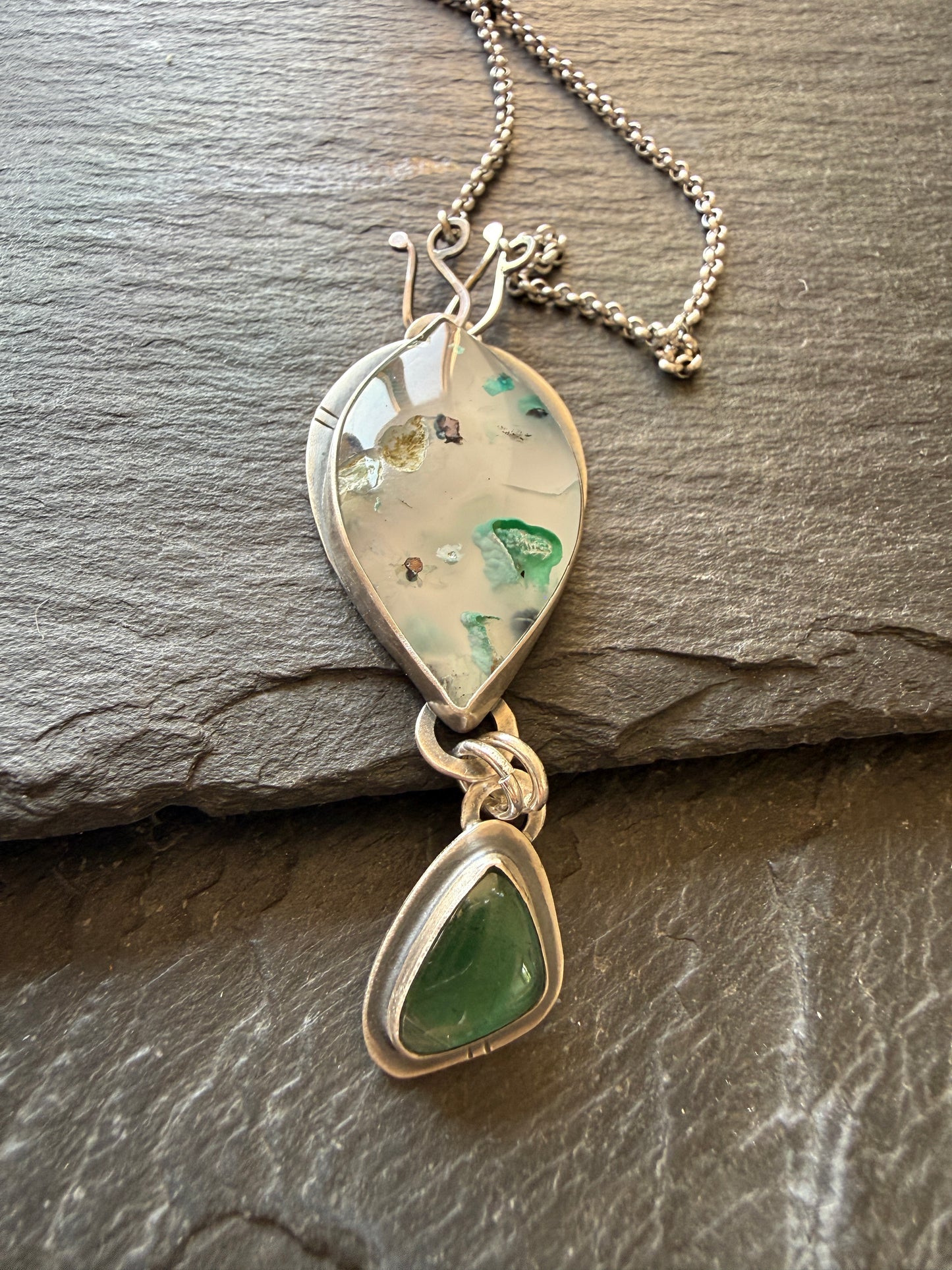 Confetti Chrysocolla and Tourmaline