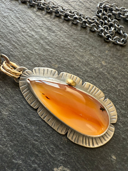 Large Agate Pendant