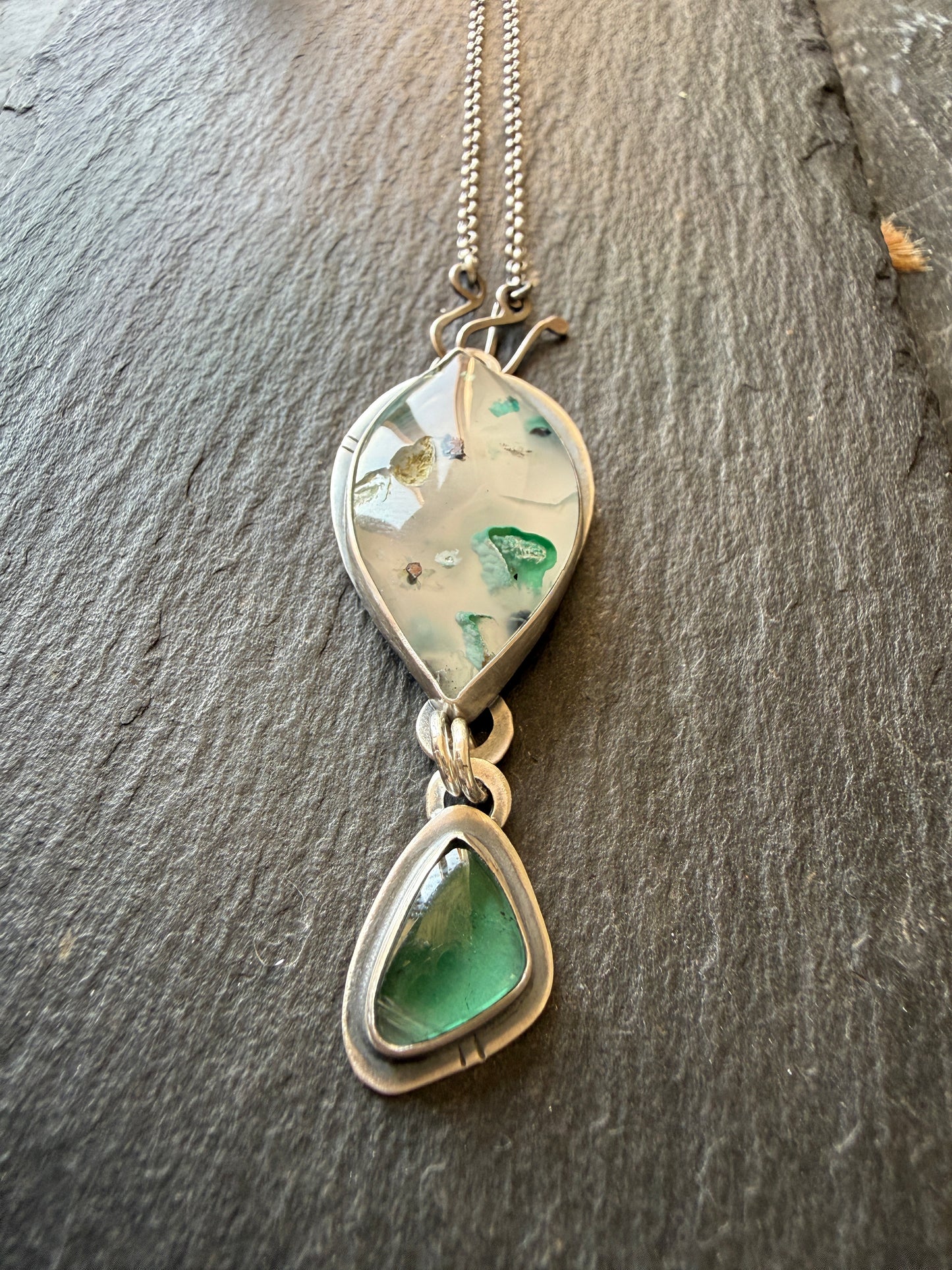 Confetti Chrysocolla and Tourmaline