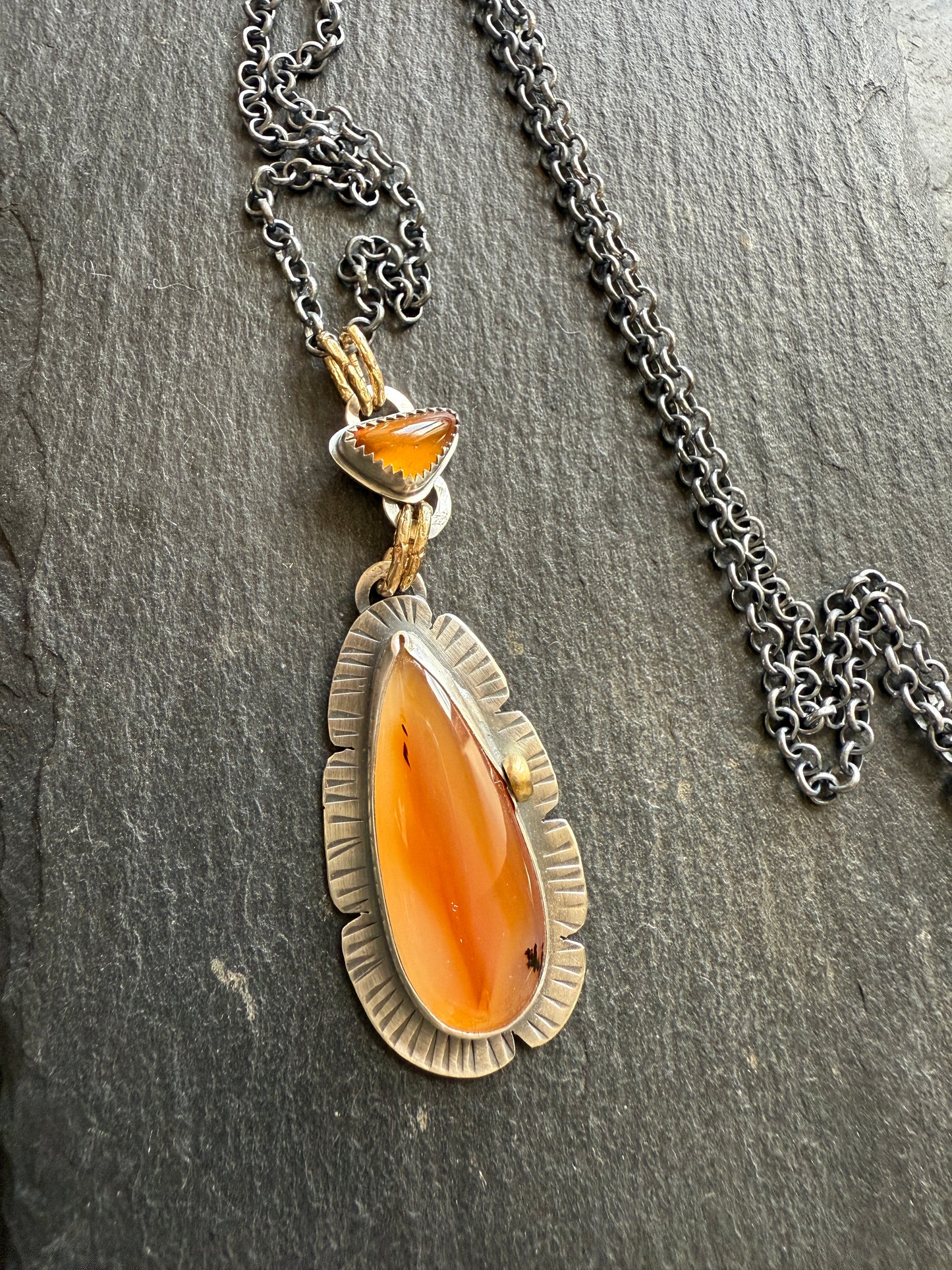 Large Agate Pendant