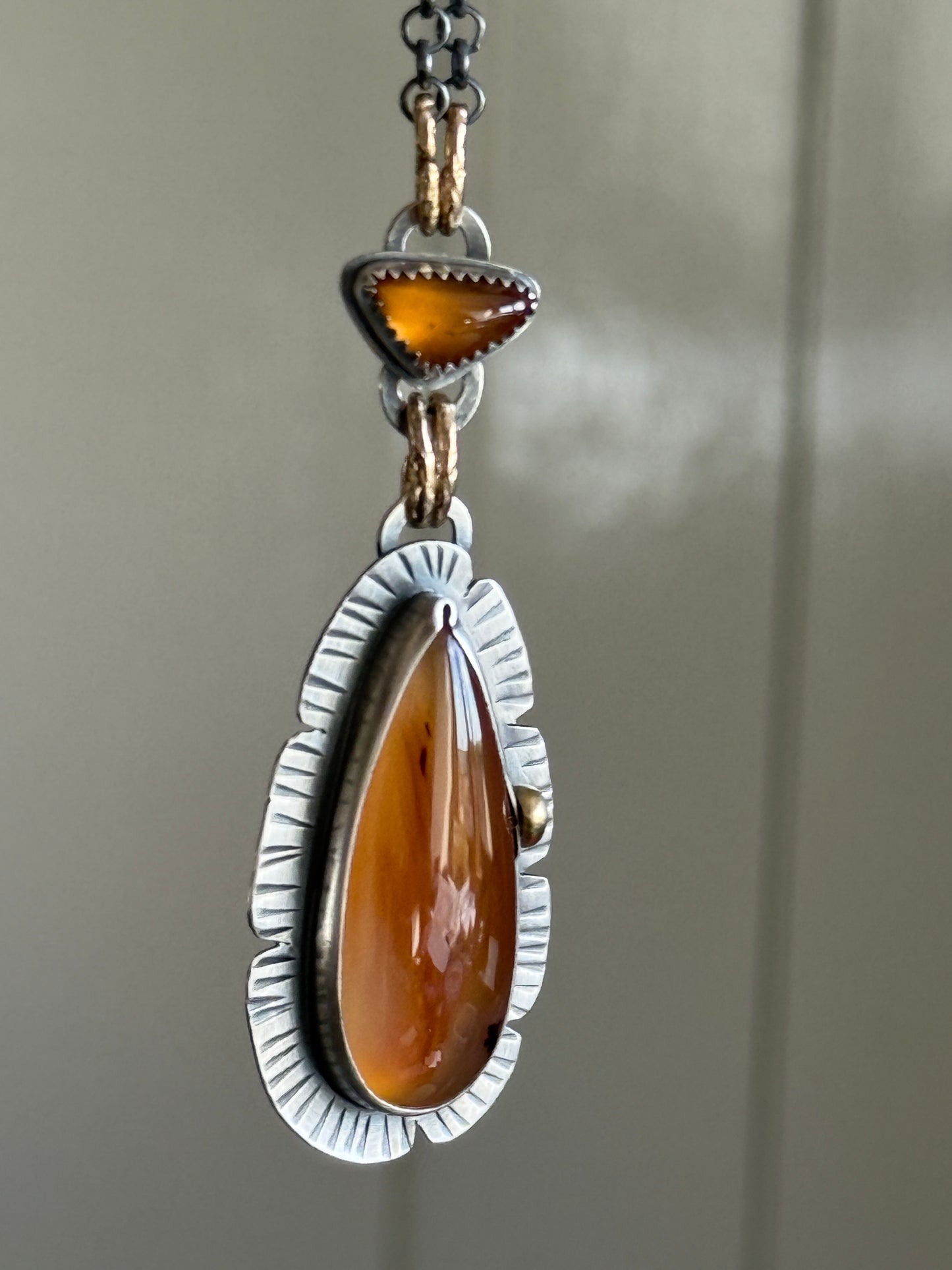 Large Agate Pendant