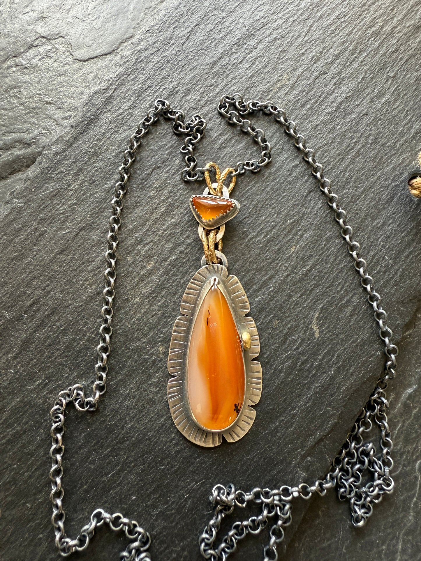 Large Agate Pendant