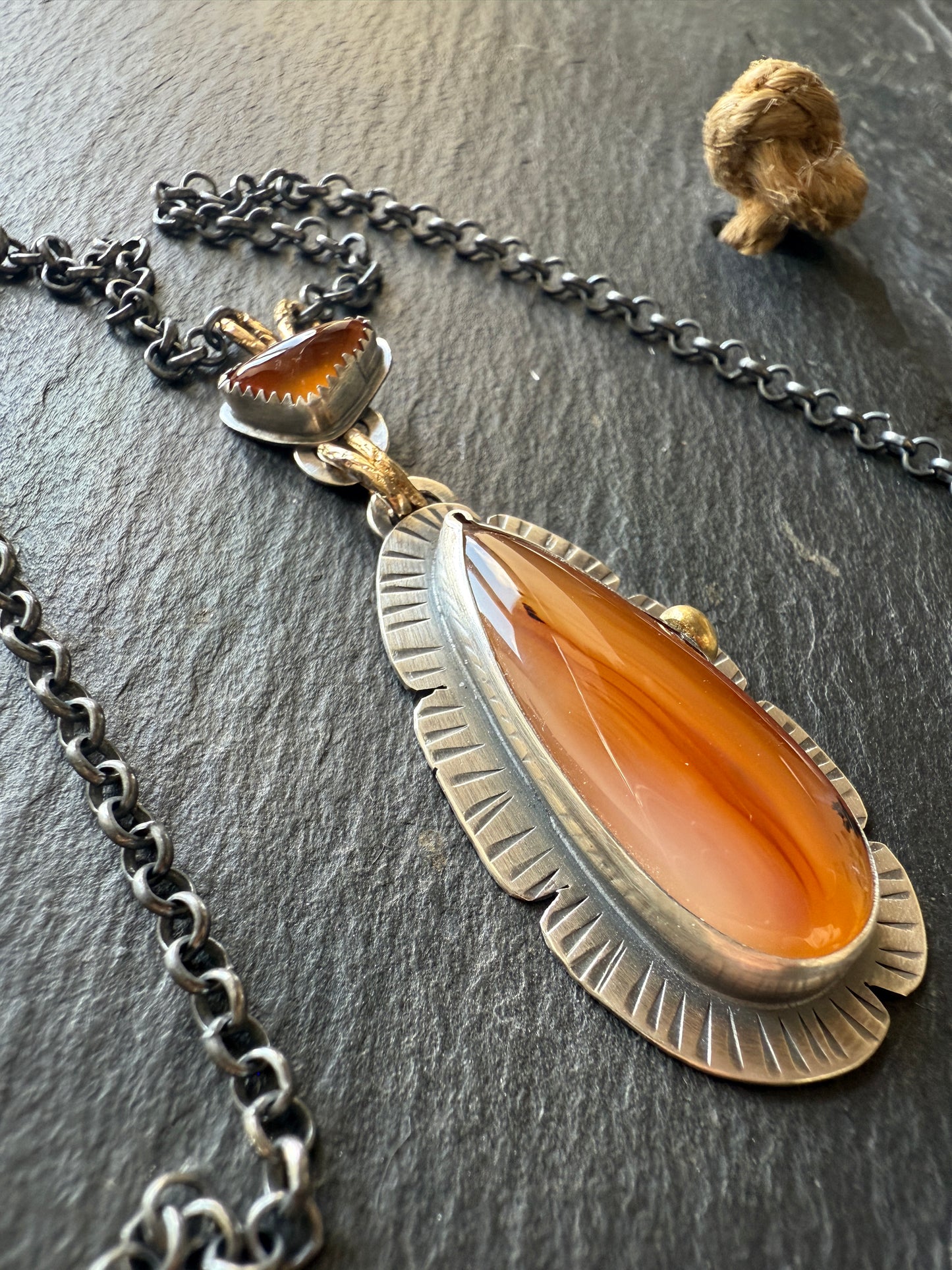 Large Agate Pendant