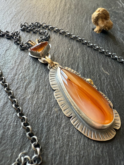 Large Agate Pendant