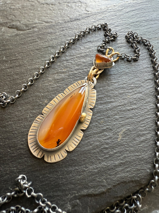 Large Agate Pendant