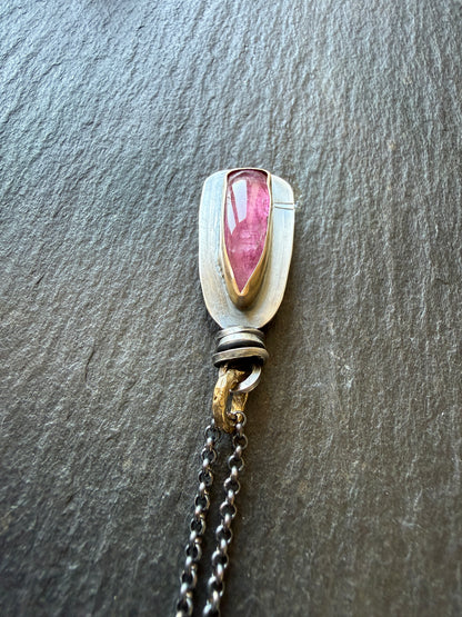 Pink Rubelitte Tourmaline Pendant