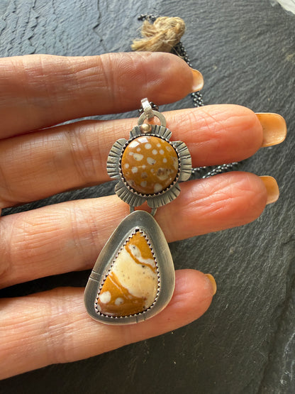 Fawn Jasper Pendant
