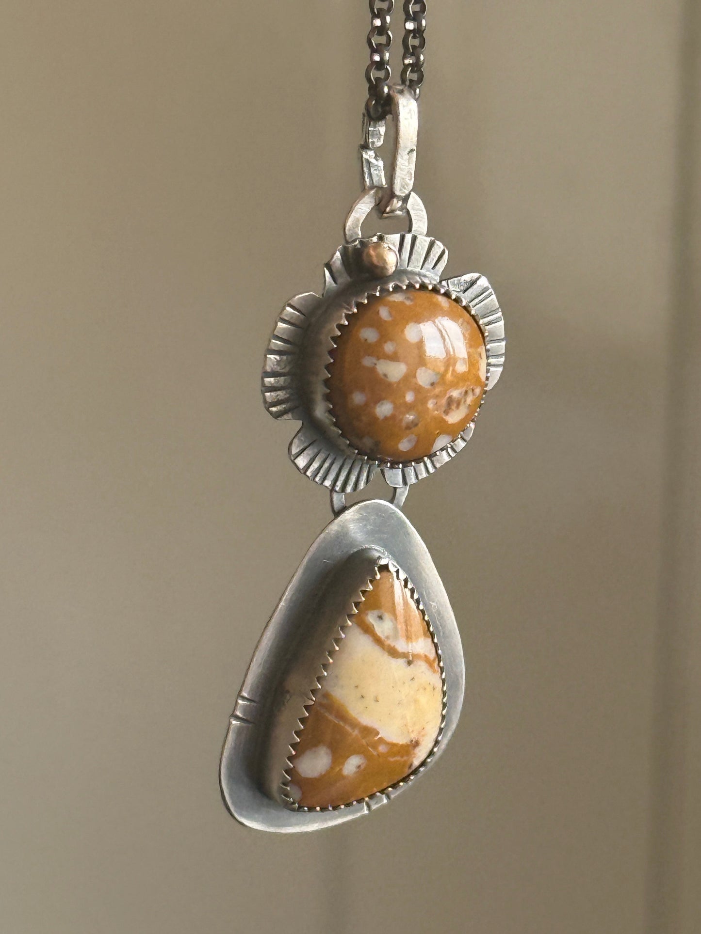 Fawn Jasper Pendant