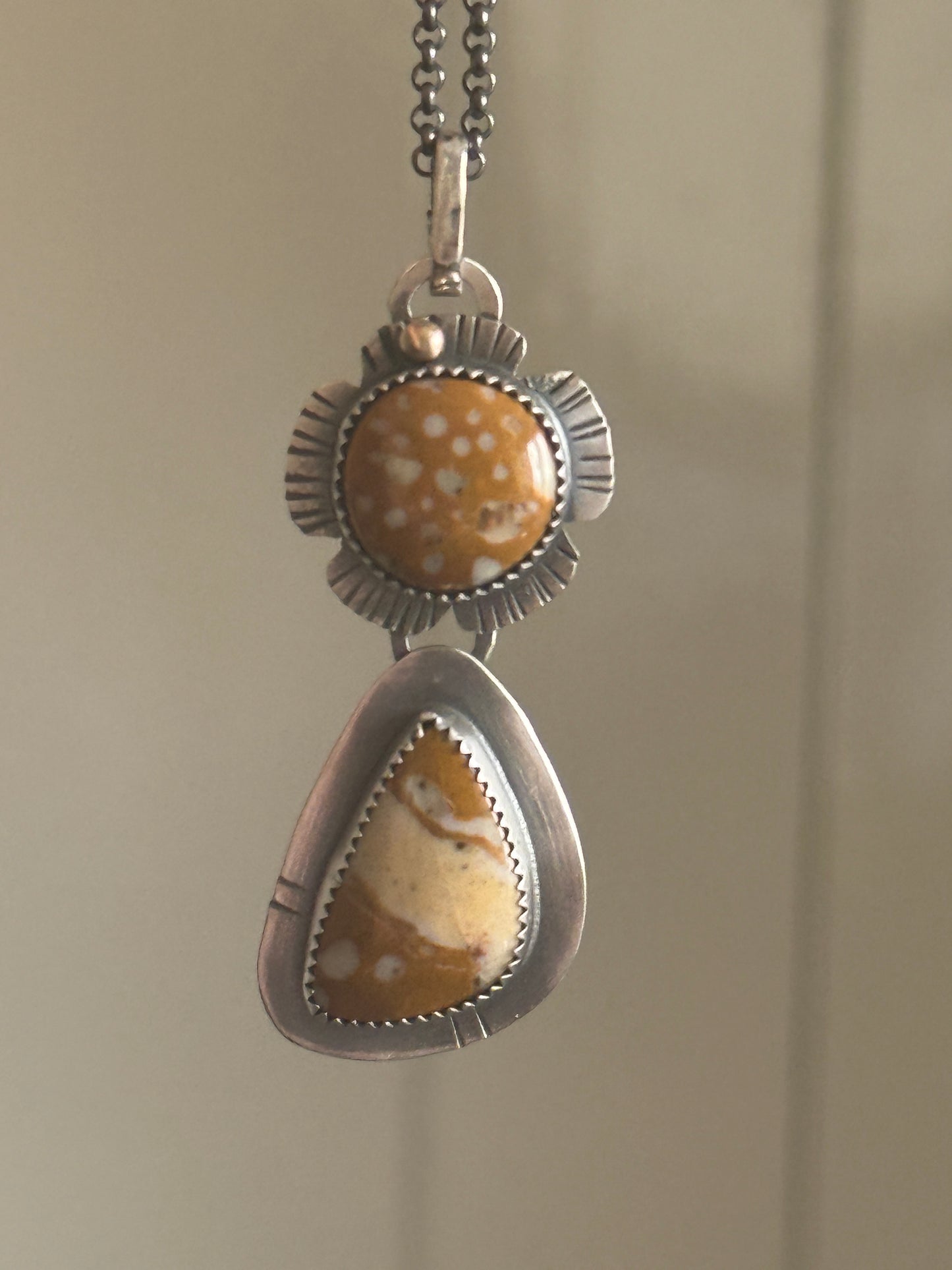 Fawn Jasper Pendant